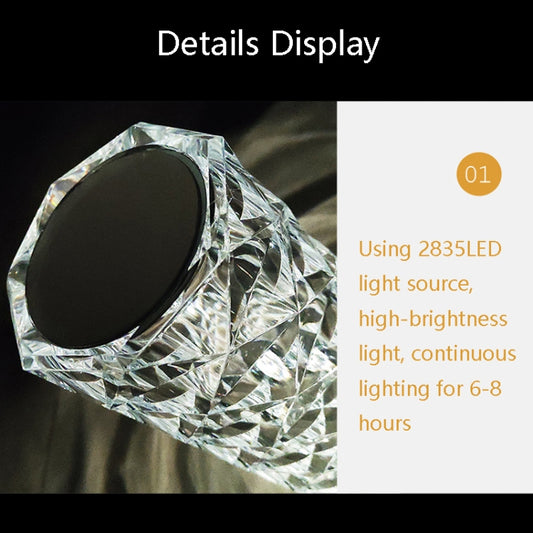 LED Atmosphere Table Lamp USB Charging Touch Bar Night Light, Spec: 3-colors+Stepless Dimming(Transparent)