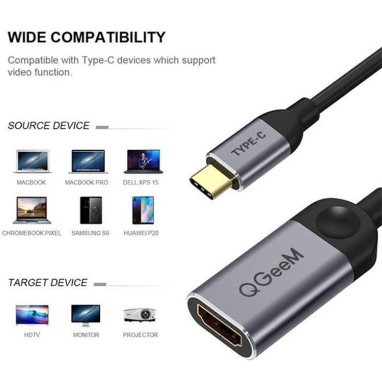 QGeem QG-UA01 USB Type-C To HDMI Adapter