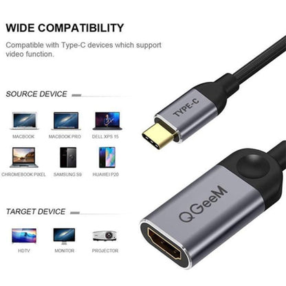 QGeem QG-UA01 USB Type-C To HDMI Adapter