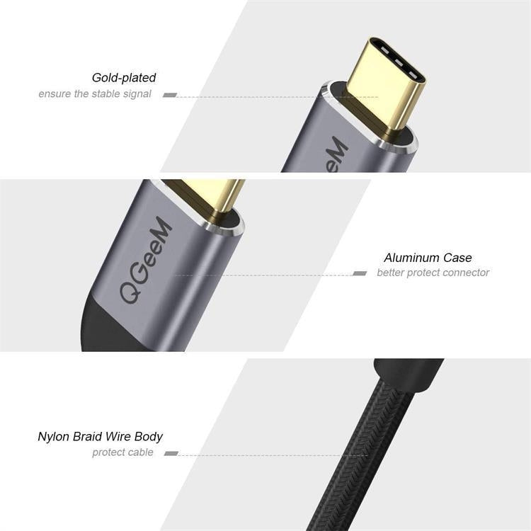 QGeem QG-UA01 USB Type-C To HDMI Adapter