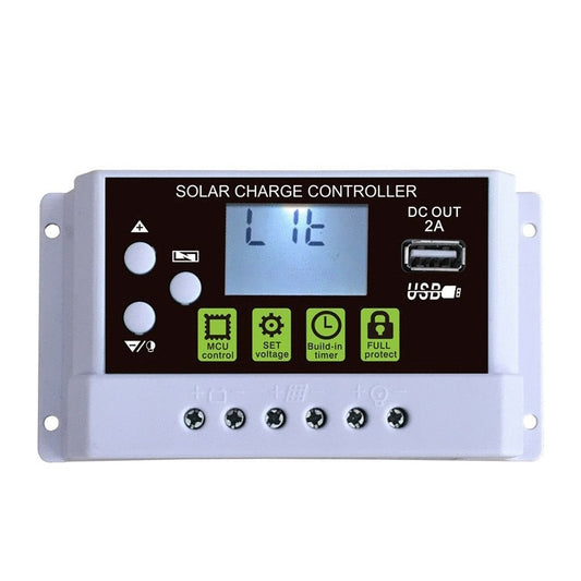 LED Smart Off-Grid System Lithium Battery Solar Street Light Charge Controller, 10A, 20A, 30A