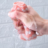 10 PCS Absorbent Wave Dish Cloth Rag Non-stick Oil Coral Velvet Dish Towel Random Color