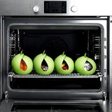 Silicone Cooking Bowl Microwave Oven Foldable Steamed Fish Bowl Salad Bowl(Green)