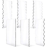 6 In 1 Clear Acrylic Cake Scraper Smoothing Tool Set