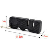 4 PCS Outdoor Knife Sharpener Speeder Mini Knife Sharpener(Black)