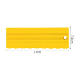 4 PCS / Set Plastic Cream Scraper PP Double Side Sawtooth Baked Cake Flattener