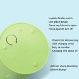 Bingo Mini Portable Juicer Home 6 Knife Head Charging Electric Juice Cup(Macaron Green)