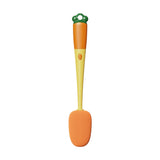 Long Handle Household Multifunctional Cup Washing Brush Carrot Shape 3 In 1 Cleaning Brush
