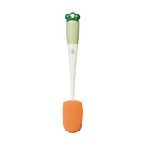 Long Handle Household Multifunctional Cup Washing Brush Carrot Shape 3 In 1 Cleaning Brush