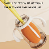 Long Handle Household Multifunctional Cup Washing Brush Carrot Shape 3 In 1 Cleaning Brush