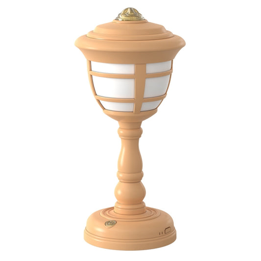 GIVELONG Retro Table Lamp USB Charging Small Night Light, Style: 322-2 Yellow