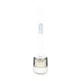 Tongue-shaped Hydraulic Wall-Mounted Long Handle Soft Toilet Cleaning Brush