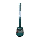 Tongue-shaped Hydraulic Wall-Mounted Long Handle Soft Toilet Cleaning Brush