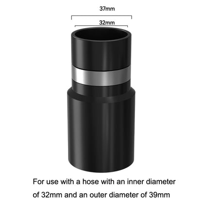 5pcs Universal Inner Diameter 32mm Vacuum Cleaner Accessories Hose Connecting Threaded Tube Wall Plug, 2 Layers Reducer