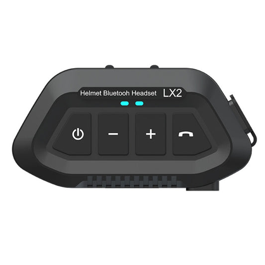 LX2 Motorcycle Helmet Bluetooth Earphone Waterproof Noise Canceling Motorcycle Headphones, LX2 (Black), LX2 (White)