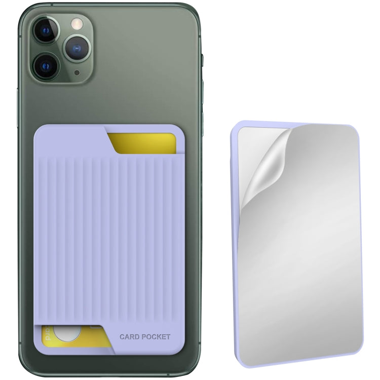 AhaStyle PT169 Mobile Phone Silicone Back Card Case Bus Card Bank Card Convenient Organizer