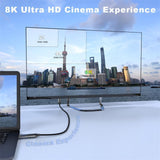 QGeeM QG-AV17 HDMI To HDMI Connection Cable Support 8K&60Hz, 1m Length, 3m Length, 4.5m Length