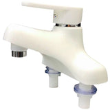Plastic Three Holes Duplex Basin Stand Basin Faucet