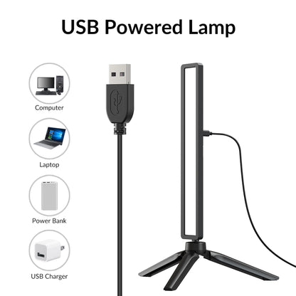 APEXEL APL-FL06 Portable Square Strip Live Video Conferencing Fill Light, APL-FL06