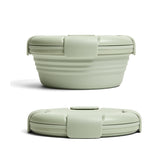 1100ml Silicone Folding Lunch Box Travel Bowl Microwave & Dishwasher Safe