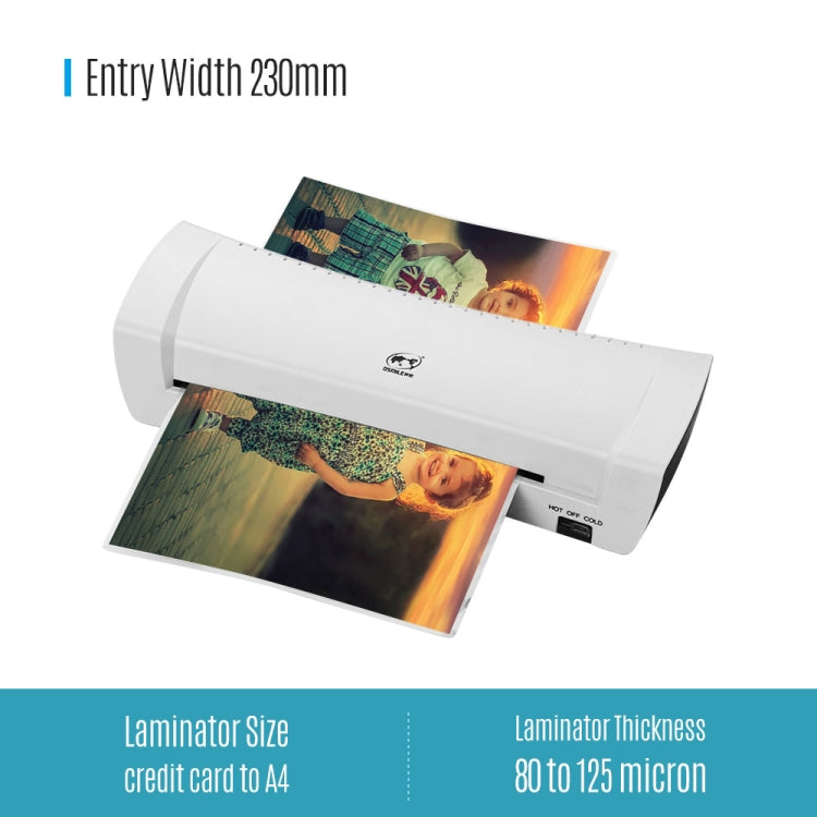 Osmile SL200 A4 Photo Cold and Hot Laminating Machine 340mm/min Speed, EU Plug, UK Plug, US Plug, AU Plug