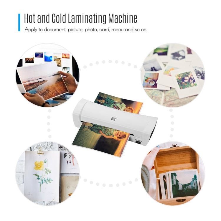 Osmile SL200 A4 Photo Cold and Hot Laminating Machine 340mm/min Speed, EU Plug, UK Plug, US Plug, AU Plug
