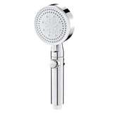 Pressurized Shower Water Heater Handheld Multifunction 6-speed Nozzle, Color: Silver