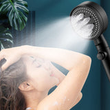 Pressurized Shower Water Heater Handheld Multifunction 6-speed Nozzle