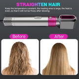 5 In 1 Hot Air Comb Automatic Curling Iron Square Model Hair Styling Comb Curling And Straightening