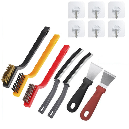 Multifunctional Kitchen Stove Cleaning Brush Set Range Hood Sink Gap Brush