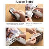 Small 2-in-1 Rechargeable Magnetic Snack Sealer Household Mini Sealing Machine
