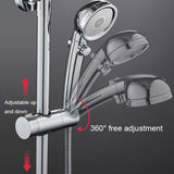 Straight-buckle Adjustable Shower Bracket Shower Rod Lift Base Shower Head Rack(18-25)