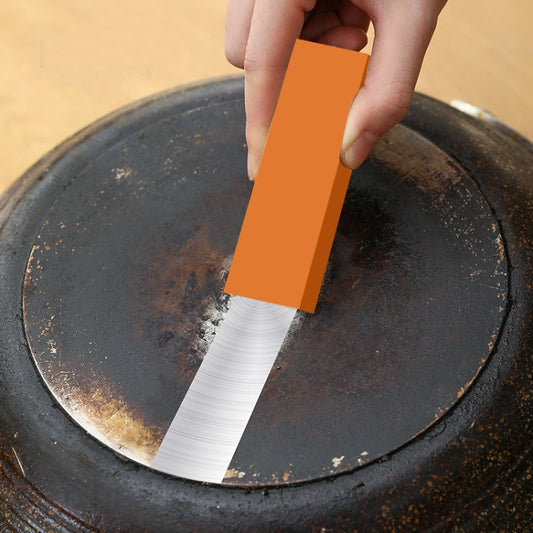Stainless Steel Cleaning Eraser Household Kitchen Descale Water Rust Removal Stain Removal Cleaning Eraser(Orange)