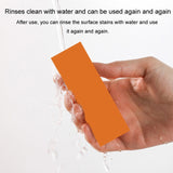 Stainless Steel Cleaning Eraser Household Kitchen Descale Water Rust Removal Stain Removal Cleaning Eraser(Orange)