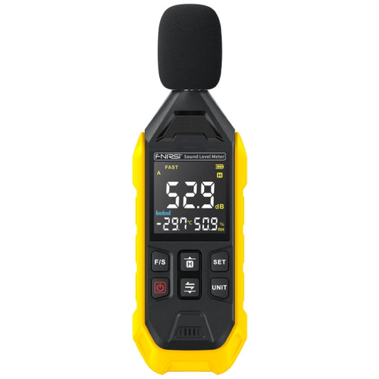 FNIRSI Noise Decibel Meter Home Volume Detector, Yellow