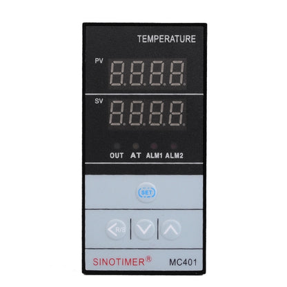 SINOTIMER MC401 Universal Input Short Case PID Intelligent Temperature Controller Meter Heating Cooling Relay SSR Solid State Output, MC401