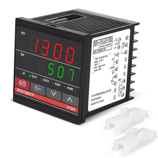 SINOTIMER XY507 Smart Temperature Control Instrument Short Shell PID Heating Relay SSR Solid State Output, XY507