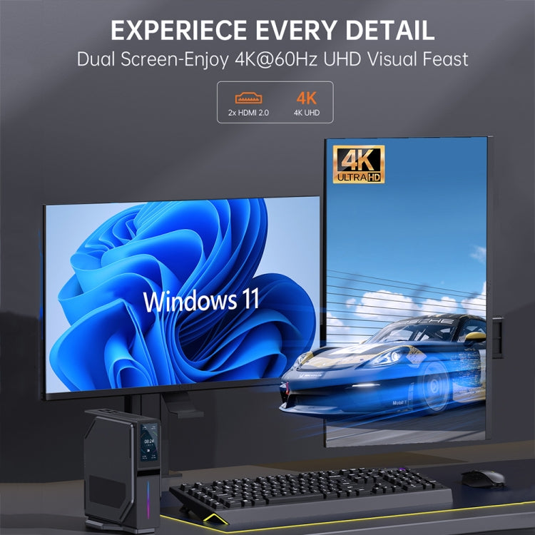 S1 Intel Alder Lake N150 WIFI 6+BT4.2 Office Home Mini PC Win11 DDR4 3200MHz, 8G+128G US Plug, 8G+128G EU Plug, 8G+128G UK Plug, 8G+1TB US Plug, 8G+1TB EU Plug, 8G+1TB UK Plug, 16G+512G US Plug, 16G+512G EU Plug, 16G+512G UK Plug, 16G+1TB US Plug������...