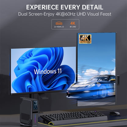 S1 Intel Alder Lake N150 WIFI 6+BT4.2 Office Home Mini PC Win11 DDR4 3200MHz, 8G+128G US Plug, 8G+128G EU Plug, 8G+128G UK Plug, 8G+1TB US Plug, 8G+1TB EU Plug, 8G+1TB UK Plug, 16G+512G US Plug, 16G+512G EU Plug, 16G+512G UK Plug, 16G+1TB US Plug������...