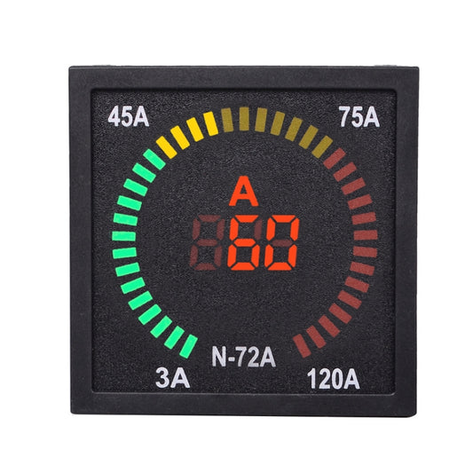 SINOTIMER N-72A AC Current Signal Indicator Square Turntable LED Digital Ammeter, N-72A