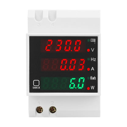 SINOTIMER SDM006 Din Rail AC Voltage Current Frequency Power Electricity Multi-Function Detection Meter, SDM006