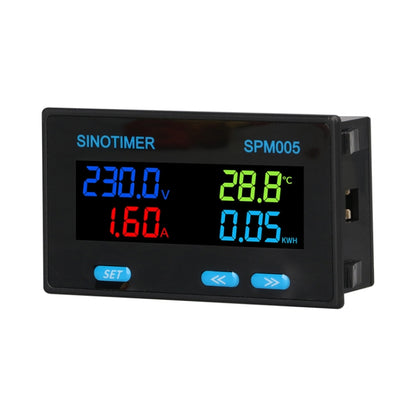 SINOTIMER SPM005 AC Digital Display Voltage Current Power Electricity Multifunctional Monitoring Meter, 20A, 100A, 200A