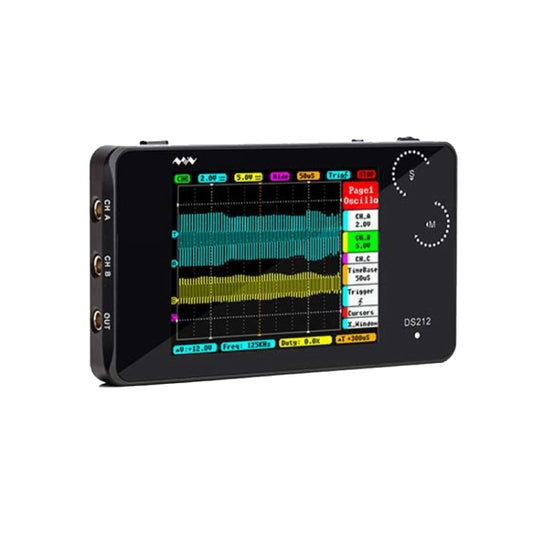 MINIWARE Dual Channel Mini Portable Handheld Digital Storage Oscilloscope, DS212