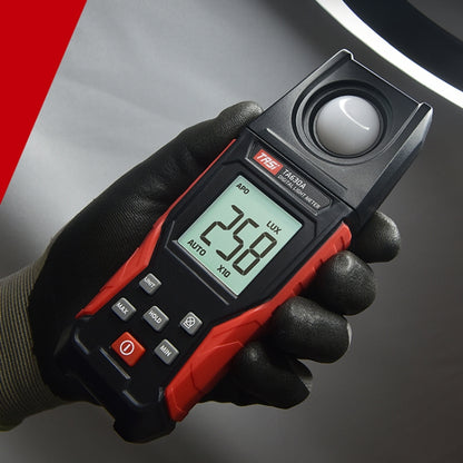 Digital Light Meter Illuminance Lux Meter Backlight LCD Display 0.1-200000LUX/0.01-20000FC Light Sensor Tester, TA630A