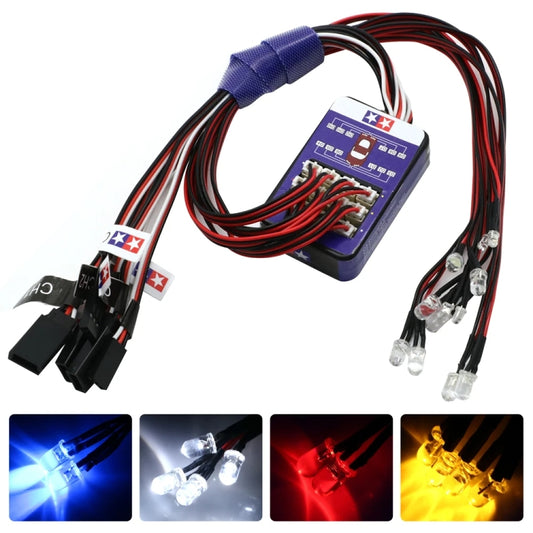 مجموعة إضاءة LED مكونة من 12 فرامل توجيه لنماذج سيارات RC بمقياس 1/10