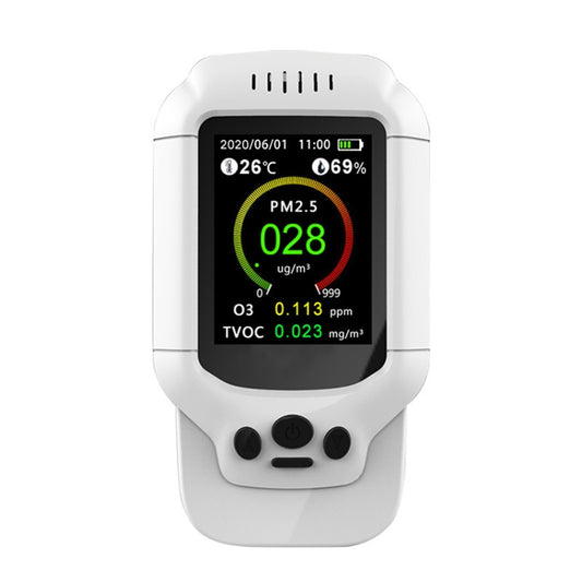 8-In-1 Air Quality Detector PM2.5 / PM1.0 / PM10 / HCHO / TVOC / O3 / Temperature / Humidity Monitor, DM502-O3