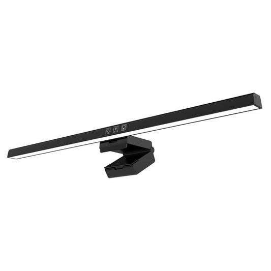 TB-301S 50cm Asymmetric No Video Flash Desk Lamp Timing Dimming Work Monitor Computer Screen Hanging Light(Black)