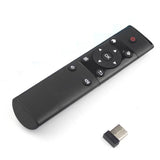 Universal 2.4G Wireless USB Receiver Remote Control for Various Players, TV Projectors, Set-top Boxes