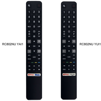 جهاز التحكم عن بعد الذكي بالأشعة تحت الحمراء لتلفزيون TCL، RC802NU YAI1، RC802NU YUI1