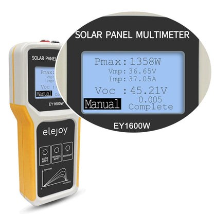 جهاز قياس متعدد للوحة الطاقة الشمسية الكهروضوئية MPPT بقوة 1600 واط من إيليجوي، EY1600W